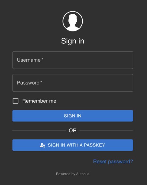 Passkeys Portal View